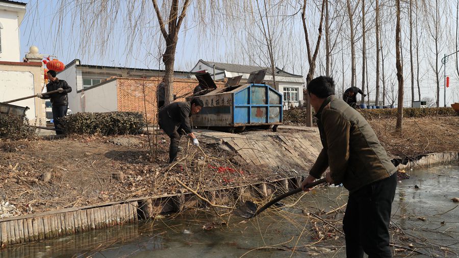 新春走基層:東淀頭村的垃圾清理隊